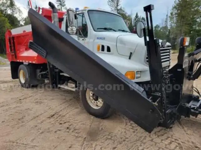 Sterling truck with snowplow